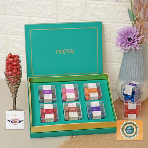 Festive Dragees N Rakhi Bundle Festive Dragees N Rakhi Bundle
