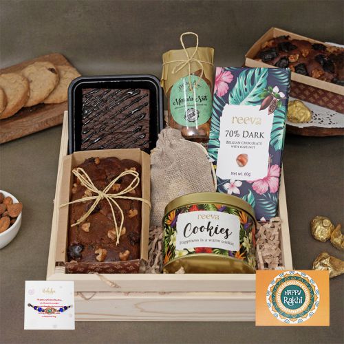 Rakhi Goodies N Sweets Gift Pack Rakhi Goodies N Sweets Gift Pack