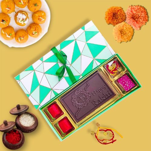 Festive Rakhi Chocolate Gift Hamper Festive Rakhi Chocolate Gift Hamper