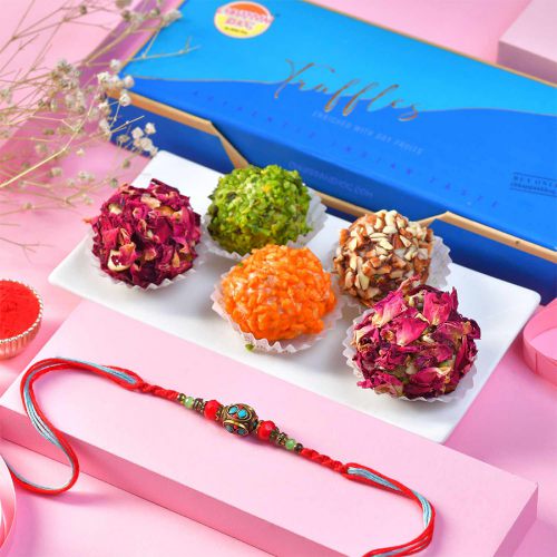Sweet Truffles N Crystal Rakhi Sweet Truffles N Crystal Rakhi