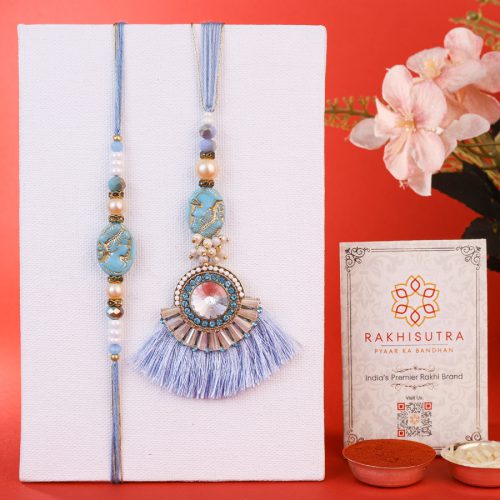 Elegant Bhaiya Bhabi Rakhi Gift Elegant Bhaiya Bhabi Rakhi Gift