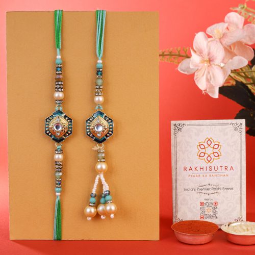 Graceful Bhaiya Bhabi Rakhi Gift Graceful Bhaiya Bhabi Rakhi Gift