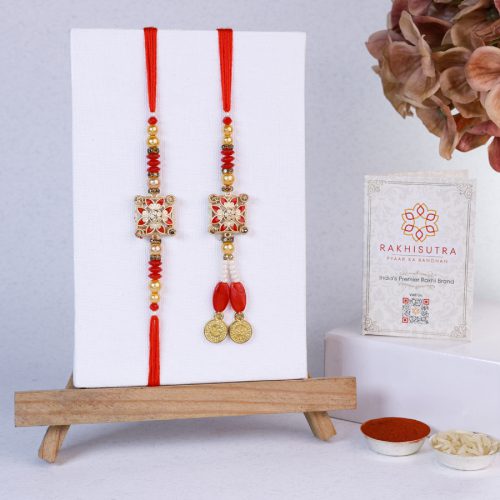 Dazzling Bhaiya Bhabi Rakhi Gift Dazzling Bhaiya Bhabi Rakhi Gift