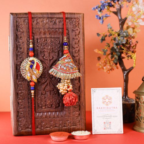 Thoughtful Bhaiya Bhabhi Rakhi Gift Thoughtful Bhaiya Bhabhi Rakhi Gift