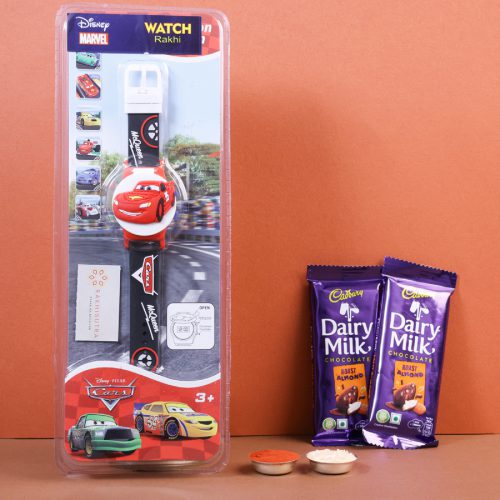 Charming Car Rakhi & Chocolate Combo Charming Car Rakhi & Chocolate Combo