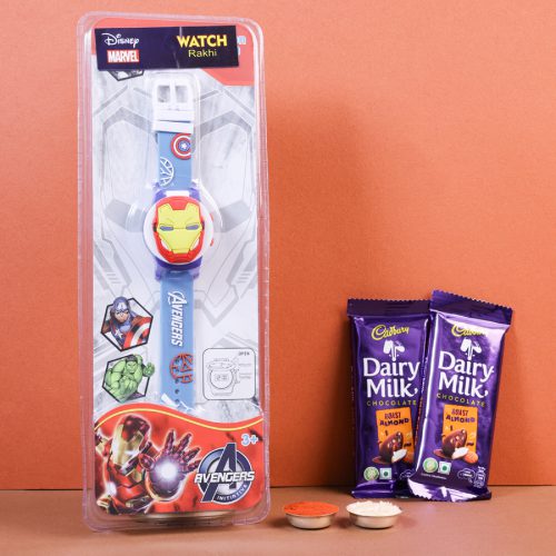 Ironman Rakhi with Chocolate Delight Ironman Rakhi with Chocolate Delight