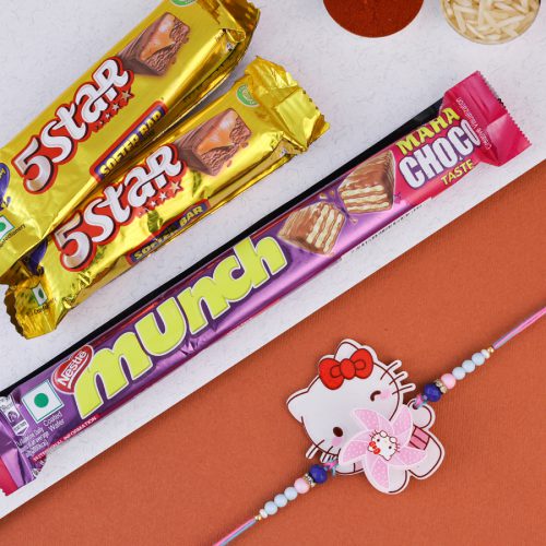 Chocolate Treat Spinner Rakhi Chocolate Treat Spinner Rakhi