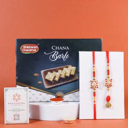Heartfelt Couple Rakhi Gift Bundle Heartfelt Couple Rakhi Gift Bundle