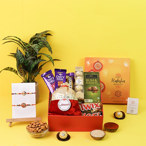 Festive Om & Ganesh Rakhi Hamper Festive Om & Ganesh Rakhi Hamper