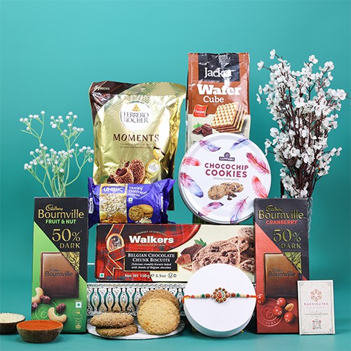 OM Rakhi Love with Chocolate Indulgence OM Rakhi Love with Chocolate Indulgence