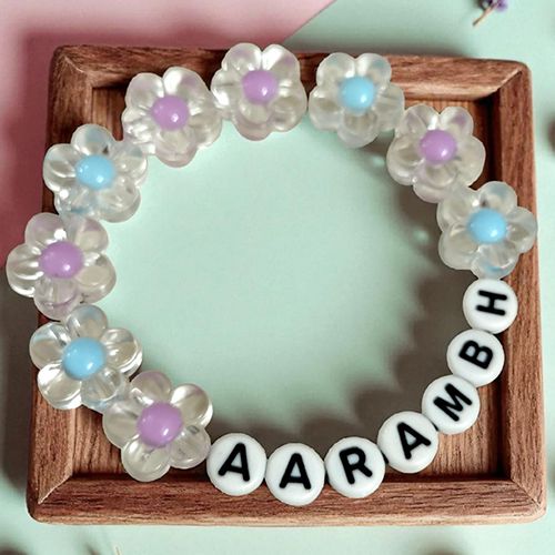 Adorable Flower Beads Kids Rakhi Adorable Flower Beads Kids Rakhi