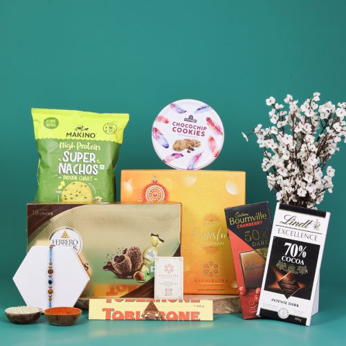 Premium Rakhi n Decadent Gift Box Premium Rakhi n Decadent Gift Box