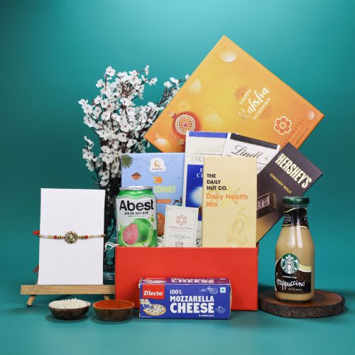 Premium Ganesh Rakhi n Gourmet Box Premium Ganesh Rakhi n Gourmet Box