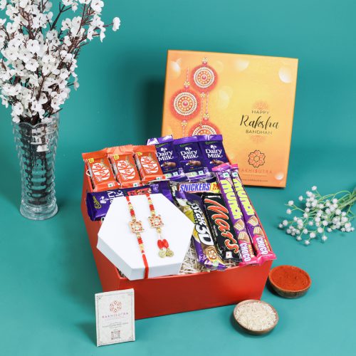 Chocolate Indulgence Rakhi Hamper Chocolate Indulgence Rakhi Hamper