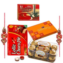 Rakhi Gifts Chocolate Hamper N Rakhi Rakhi Gifts Chocolate Hamper N Rakhi