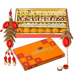 Fantastic Display of Assorted Sweets from Haldiram and Cadbury Celebration Chocolate Pack Bhaiya Bhabhi Rakhi Set and Kids Rakhi with free Roli Tilak and Chawal for this Raksha Bandhan Fantastic Display of Assorted Sweets from Haldiram and Cadbury Celebration Chocolate Pack Bhaiya Bhabhi Rakhi Set and Kids Rakhi with free Roli Tilak and Chawal for this Raksha Bandhan