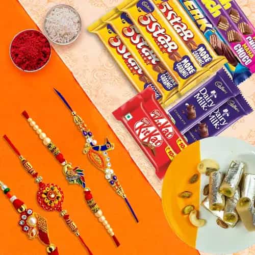 Indulgent Chocolates n Family Rakhi Indulgent Chocolates n Family Rakhi