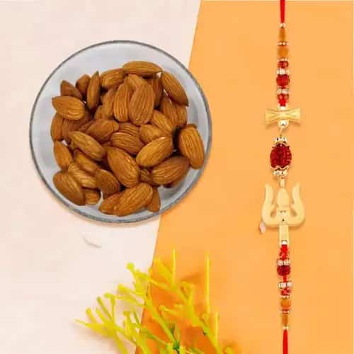 Fancy Rakhi N Almonds Treat Fancy Rakhi N Almonds Treat