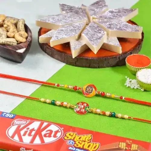 Beyond Beauty AD Stone Rakhi Hamper Beyond Beauty AD Stone Rakhi Hamper