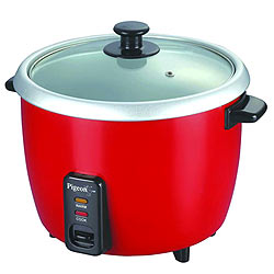 Pigeon Electric Rice Cooker Joy 1.0 Ltr Single Pot Pigeon Electric Rice Cooker Joy 1.0 Ltr Single Pot