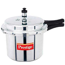 Cooking Delight with Prestige Popular 3 Ltrs Aluminium Pressure Cooker Cooking Delight with Prestige Popular 3 Ltrs Aluminium Pressure Cooker