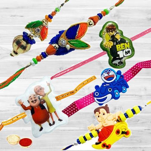 Bhaiya Bhabhi and Four Kids Rakhi Bhaiya Bhabhi and Four Kids Rakhi