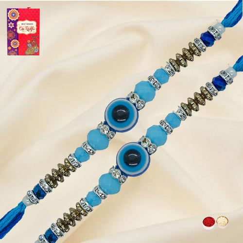 2 pcs Evils Eye Rakhi from Masters of Fengsui