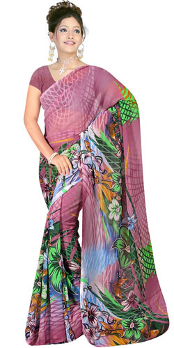 Amazing Suredeal Branded Georgette Fabric Printed Saree Amazing Suredeal Branded Georgette Fabric Printed Saree