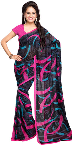Vivacious Elegance Georgette Saree Vivacious Elegance Georgette Saree