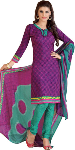 Pretty Siya Branded Crepe N Chiffon Printed Salwar Suit Pretty Siya Branded Crepe N Chiffon Printed Salwar Suit