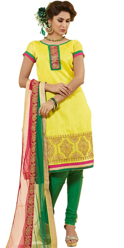 Expressed Ecstasy Chanderi Dress Material Expressed Ecstasy Chanderi Dress Material