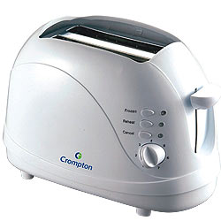 Crompton Greaves CG-PT23-I 700 W Pop Up Toaster Crompton Greaves CG-PT23-I 700 W Pop Up Toaster