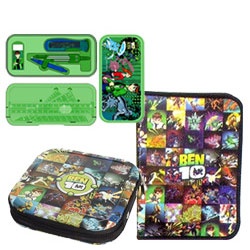 Wonderful Gift Collection of Ben 10 Geometry Box, Zipper File Pack N CD Cover Wonderful Gift Collection of Ben 10 Geometry Box, Zipper File Pack N CD Cover