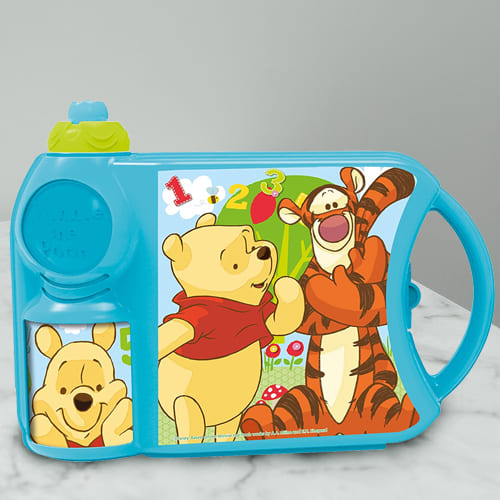Exclusive Disney Winnie the Pooh Canteen Set of Tiffin Box n Bottle Exclusive Disney Winnie the Pooh Canteen Set of Tiffin Box n Bottle