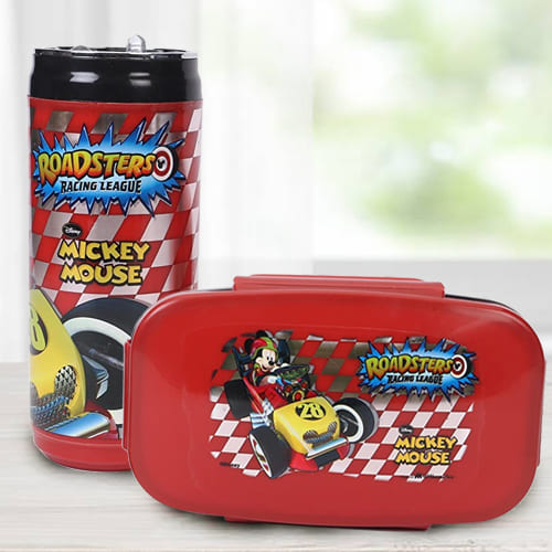 Amazing Mickey Mouse Lunch Box n Sipper Bottle Combo Amazing Mickey Mouse Lunch Box n Sipper Bottle Combo