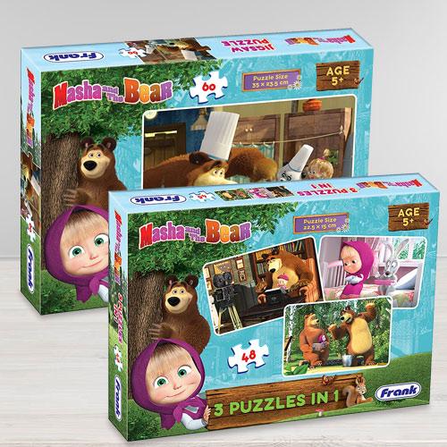 Marvelous Frank Masha The Bear Puzzle Set Marvelous Frank Masha The Bear Puzzle Set