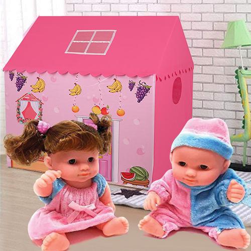 Special My Tent House for Girls with a Playful Doll Set