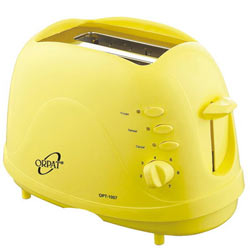 Yellow Orpat OPT-1057 Pop Up Toaster Yellow Orpat OPT-1057 Pop Up Toaster