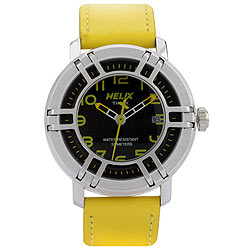 Maintaining Time with Timex Helix Drifter Watch in Black and Yellow Maintaining Time with Timex Helix Drifter Watch in Black and Yellow