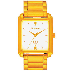 Attractive Titan Sonata Watch for Men in Golden Colour Attractive Titan Sonata Watch for Men in Golden Colour