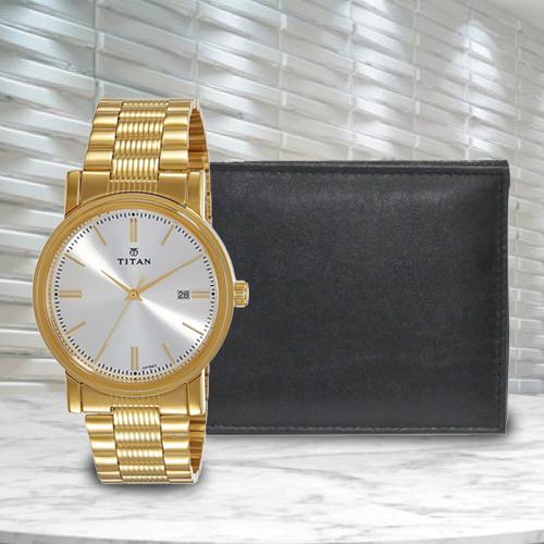 Exclusive Titan Watch with Richborn Wallet Exclusive Titan Watch with Richborn Wallet