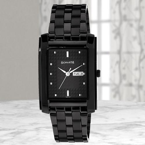 Exclusive Sonata Analog Mens Watch Exclusive Sonata Analog Mens Watch