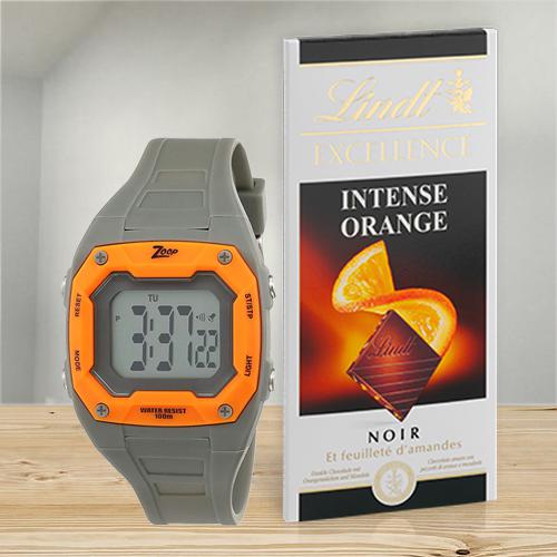 Marvelous Zoop Digital Watch N Lindt Excellence Chocolate Marvelous Zoop Digital Watch N Lindt Excellence Chocolate