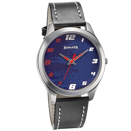 Trendy Sonata Analog Blue Dial Mens Watch