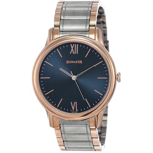 Admirable Sonata Beyond Gold Analog Blue Dial Mens Watch Admirable Sonata Beyond Gold Analog Blue Dial Mens Watch