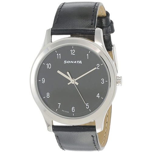 Classy Sonata Analog Black Dial Watch for Men Classy Sonata Analog Black Dial Watch for Men