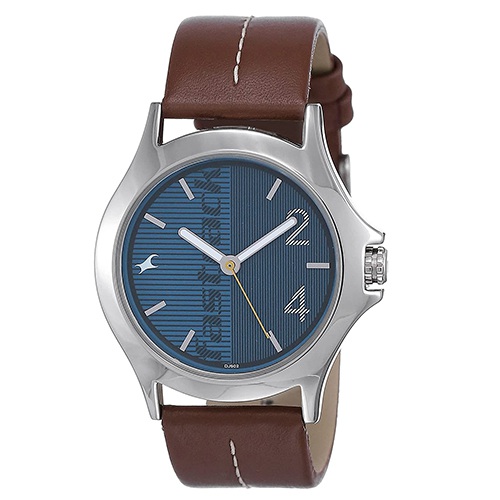 Exclusive Fastrack Straight Lines Round Dial Mens Watch Exclusive Fastrack Straight Lines Round Dial Mens Watch