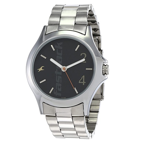 Fashionable Fastrack Straight Lines White Dial Mens Watch Fashionable Fastrack Straight Lines White Dial Mens Watch