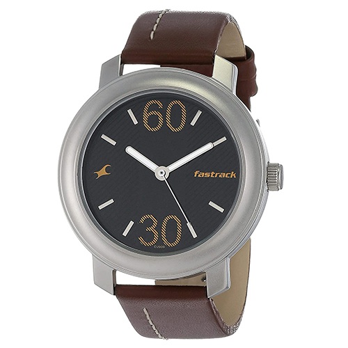 Classy Fastrack Straight Lines Analog Black Dial Mens Watch Classy Fastrack Straight Lines Analog Black Dial Mens Watch
