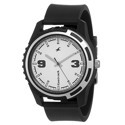 Appealing Fastrack Casual Analog White Dial Gents Watch Appealing Fastrack Casual Analog White Dial Gents Watch